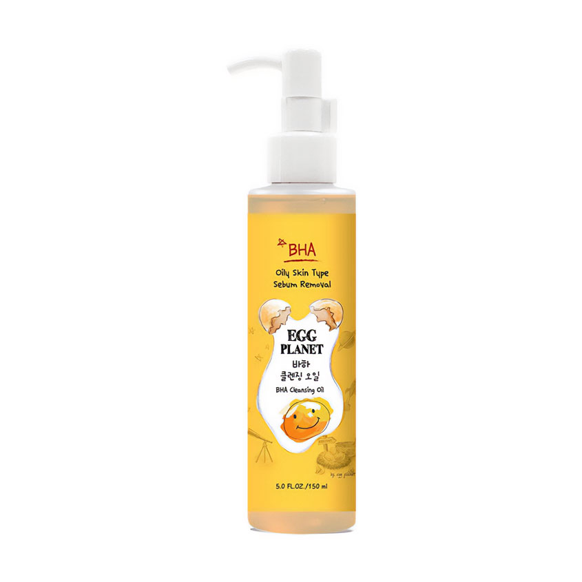 Гідрофільна олія для обличчя Daeng Gi Meo Ri Egg Planet BHA Cleansing Oil для жирної шкіри обличчя, з BHA кислотами, 150 мл