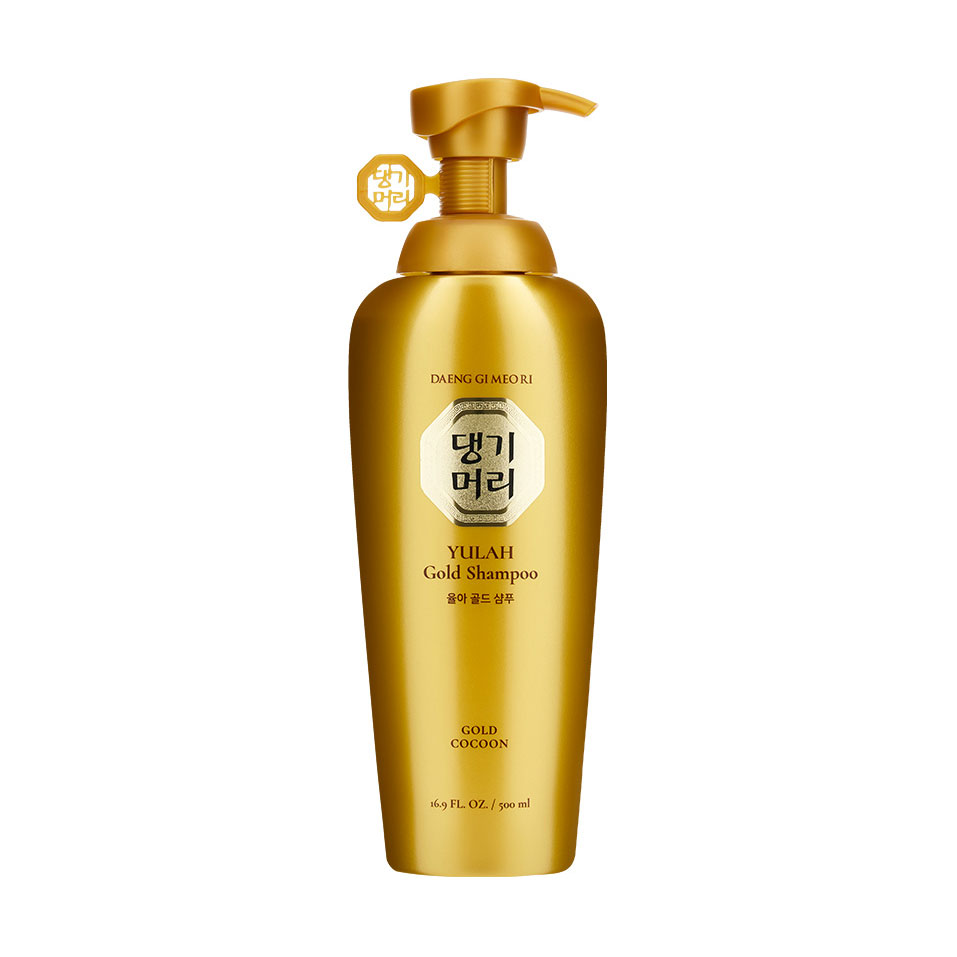 Зміцнювальний золотий шампунь для волосся Daeng Gi Meo Ri Yulah Gold Shampoo, 500 мл
